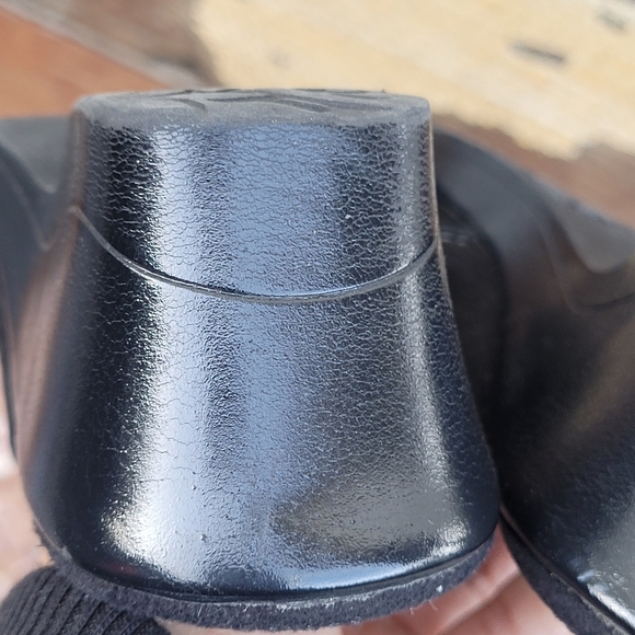 Clarks Suede Slip On Casual Wedge Clog Mule Shoes Sz 6 - Picture 12 of 16